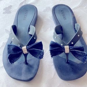 Guess Thong Sandals Navy size 6